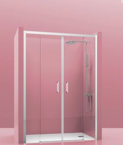 Mampara Ducha Corredera Magma200 cristal transparente Castel