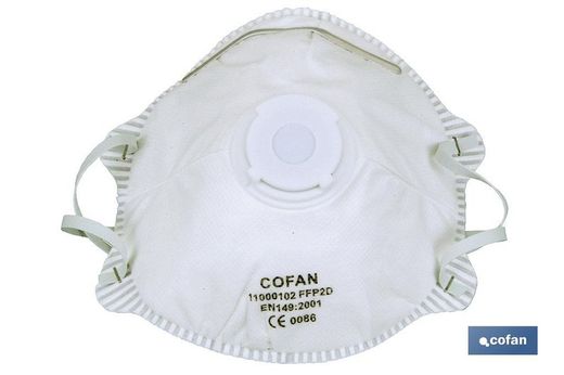 Mascarilla Proteccion C/Valvula Ffp2D