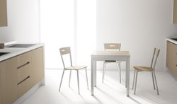Table extensible Domino 70x70 Cancio