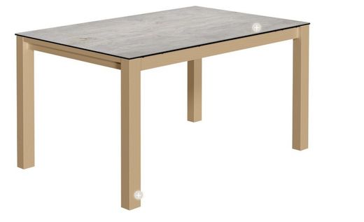 Table extensible Kerala 140x80 toast/béton Cancio