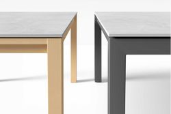 Table extensible Kerala 140x80 toast/béton Cancio