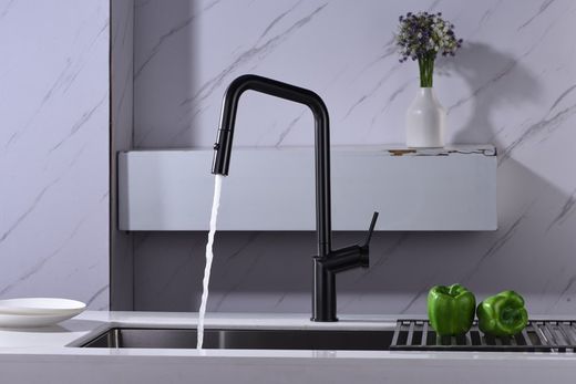 Bonn Gun Μεταλλικός αναδευτήρας νεροχύτη με ανασυρόμενο στόμιο Ref GCE024/BGM Imex