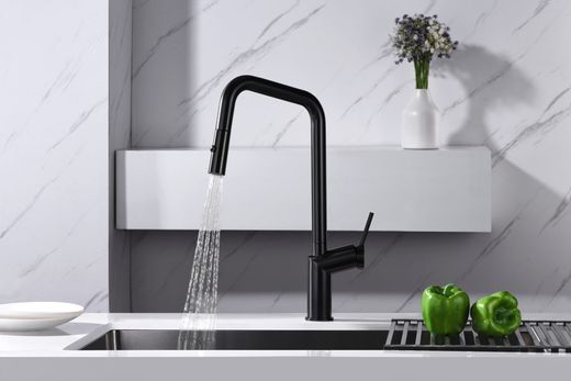 Bonn Gun Μεταλλικός αναδευτήρας νεροχύτη με ανασυρόμενο στόμιο Ref GCE024/BGM Imex