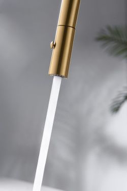 Bateria zlewozmywakowa Bonn szczotkowane złoto z wyciąganą wylewką Nr ref. GCE024/OC Imex