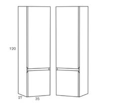 Hjälpmöbler Hana 120 cm x 35 cm x 27 cm Sanchis