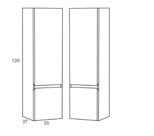 Hjälpmöbler Hana 120 cm x 35 cm x 27 cm Sanchis