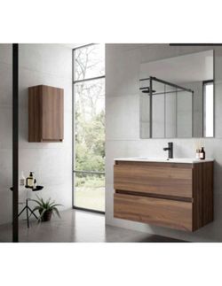 Mueble y lavabo Box Valenti 2 cajones suspendido Visobath