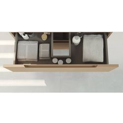 Moble i WC Kyoto Cendra 2 calaixos suspès Visobath