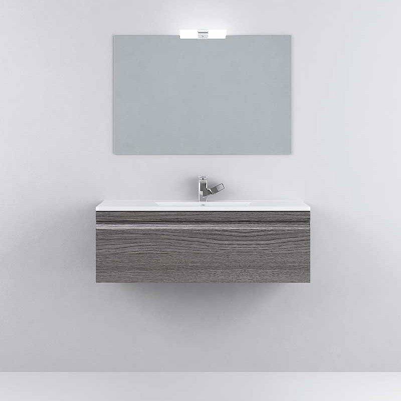Mueble de baño suspendido y lavabo de porcelana Natalia Text. 68 Avila Dos  — Azulejossola