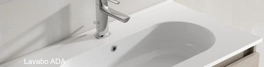 Mueble baño suspendido Arco blanco mate  Visobath