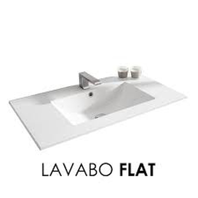 Mueble de lavabo Vision gris cristal blanco 2 cajones suspendido Visobath —  Azulejossola