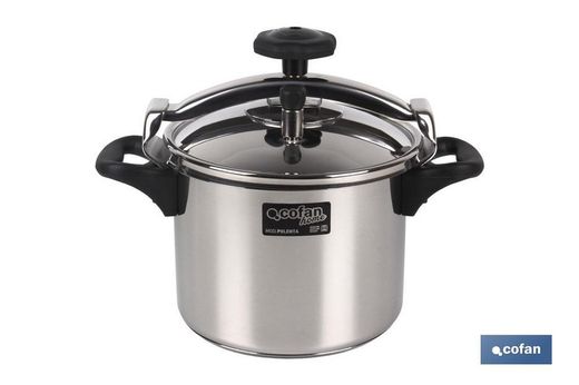 Inox-Schnellkochtopf "Mod Polenta" Induktion 4,5 Lt.
