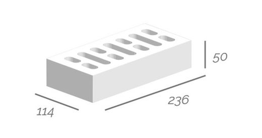 Pallet Aragon clinker facing brick 236x114x50mm 608 units