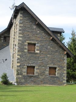 Palette Unregelmäßiges Steinmauerwerk Schwarz Anthrazit Piedras de Galicia