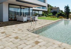 Halkfritt porslinssteg 22,5x33x4 D'Anticato Bianco Natucer