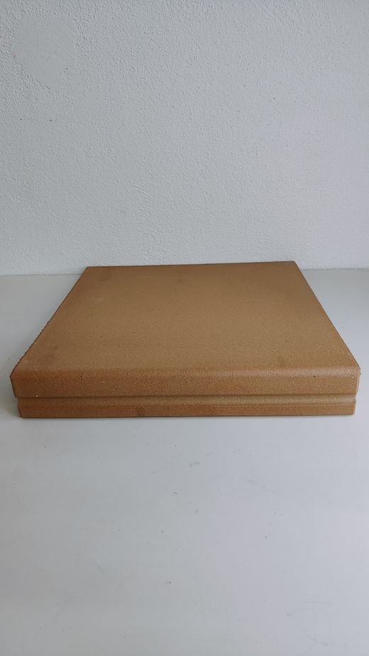 Esglaó recte 25cm Natural Gres d'Aragó