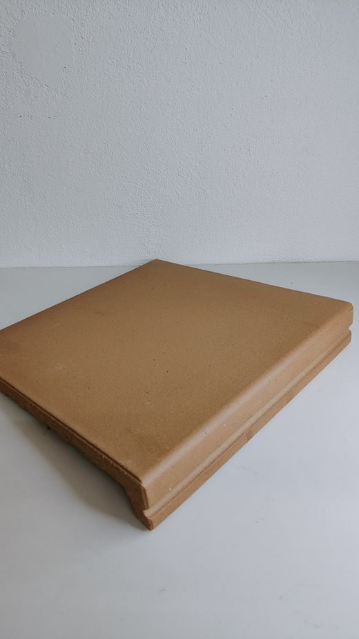 Esglaó recte 25cm Natural Gres d'Aragó