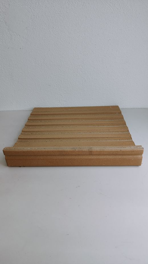 Esglaó recte 33cm Natural Gres d'aragó