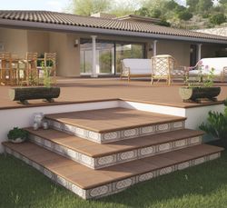 Fiorentino Step rutschfeste Gredos 33,3x33,3 cm Azuliber