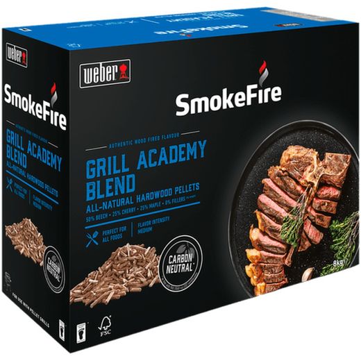 Pellets de madera naturales FSC - Mezcla de la Grill Academy, 8kg Weber