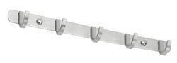 Percha adhesiva de baño con pletina 5 Enganches AC_318 PyP