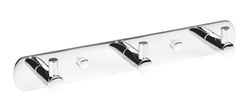 Percha adhesiva de baño triple acabado cromo   AC_158 PyP