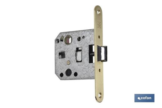 Loquet à mortaise rond en laiton D47 E50 (portes en bois) Vente d'unité