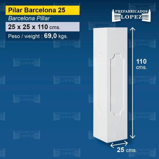 Pilar Barcelona 25 Prefabricerad López
