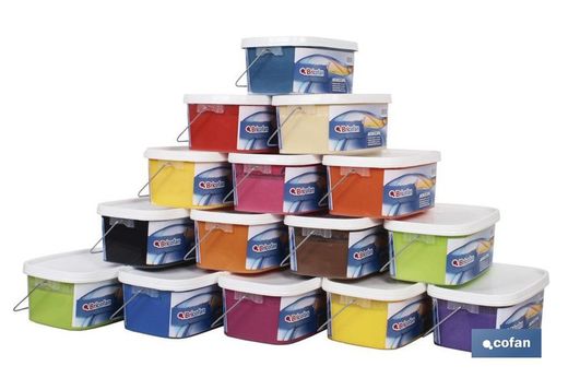 Einschichtige Kunststofffarbe "Pistaziengrün" (2,5 Lt