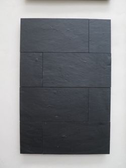 Antracietzwarte leisteen 60x30x1 cm