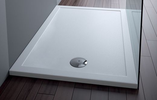 Base de chuveiro de cerâmica Stepin extra plana 3cm antiderrapante Unisan