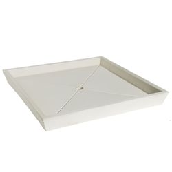 Duschkar i bambu utomhus 9 x 80 x 80 cm