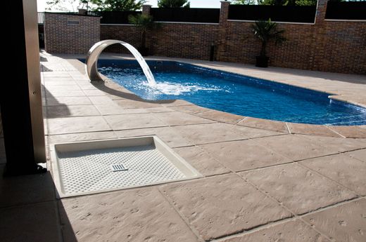 Bubbelduschkar för utomhusbruk 9x80x80 cm