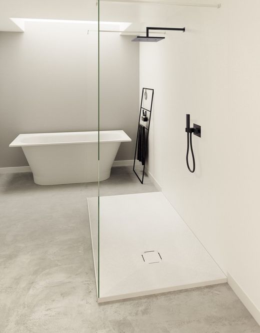 Nuovvo weiße Quadrattia Duschwanne