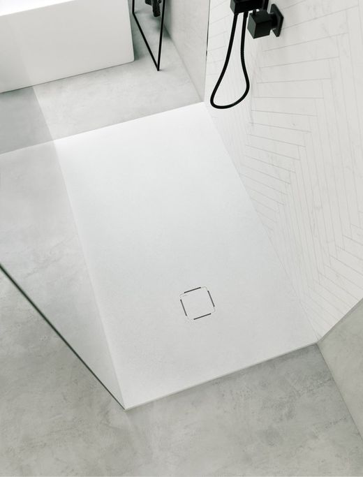 Nuovvo weiße Quadrattia Duschwanne