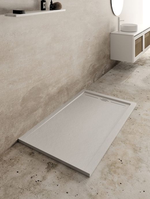 Nuovvo white Stone shower tray