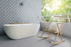 Porcelanato Santa Mónica 25x25 antiderrapante 1,00m2 16 peças Keros