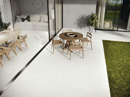 Porslinskakel 1855 Vit 100x100 cm