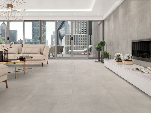 Cancan Ασημένια Πορσελάνη 60x60 5 τεμάχια 1,8m2 Ταυ