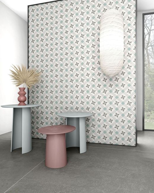 Flora Pearl porslinskakel 22,3x22,3 1,00m2 / kartong 20 st Tau Cerámica