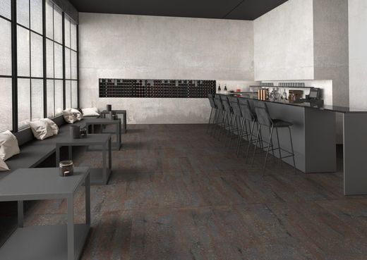 Διορθωμένο κουτί από πορσελάνη Titanium Rust Apavisa