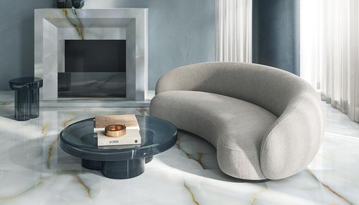 Pudełko porcelanowe EMIL Pure Onyx Turquoise Marble