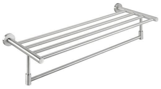 Porta toallas con barra acero inox cepillado Ac-315 Pyp