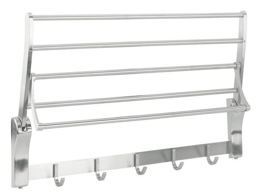 Πετσέτα με μπάρα και πτυσσόμενες κρεμάστρες από ανοξείδωτο φινίρισμα Ac-316 Pyp