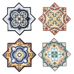 Posavasos estrella Medidas: 0,7 cm x 11 cm x 11 cm  Material: Ceramica Peso neto: 80 grs.