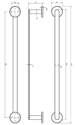 Practic 40Cm Toallero Acero S316 Medimex