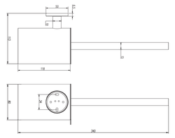 Practic Escobillero Acero inox S316 Medimex
