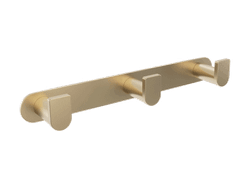 Practic Percha Triple Oro Cepillado Medimex