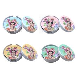 PROMOTION set 6 posavasos Medidas: 5,5 cm x 11 cm x 11 cm  Material: Melamina Peso neto: 295 grs.