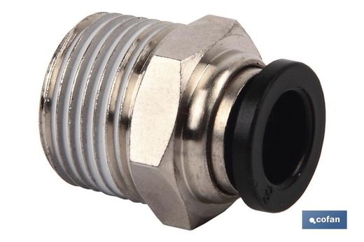 Straight Threaded Fitting T-8, R-1/2
